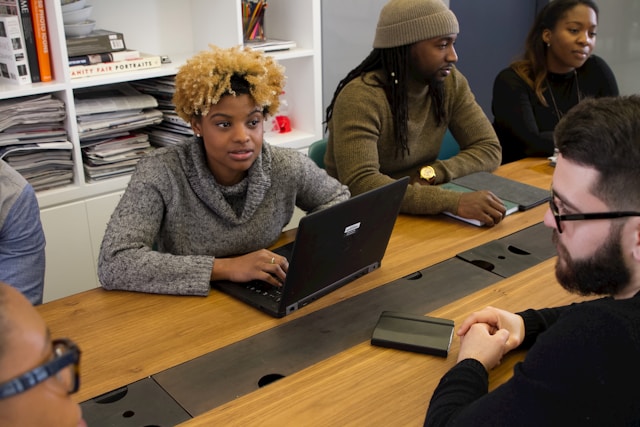 L'équipe de Citoyenneté et Inclusion Numérique